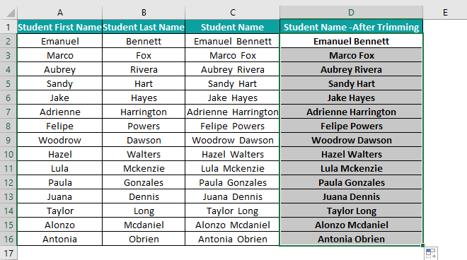 Basic Excel Formulas Example 9.3