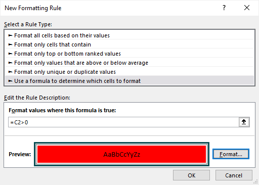 Conditional Formatting In Excel Example 3.10