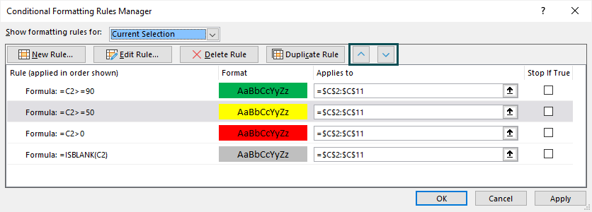 Conditional Formatting In Excel Example 3.14