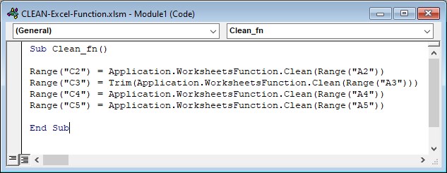 FAQ 3 - VBA module (code)