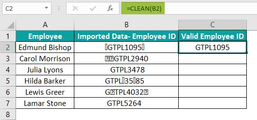 Clean function basic example - step 1