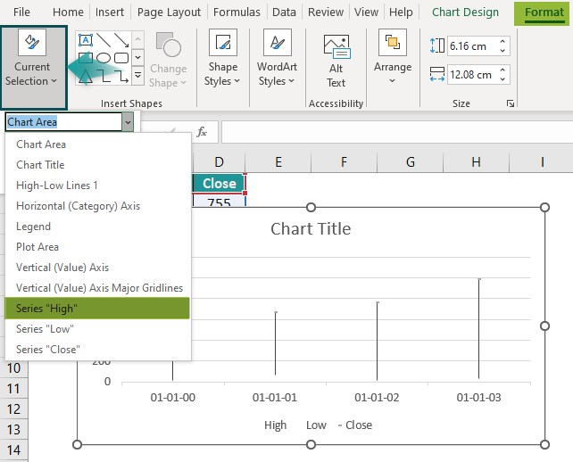 Control Chart In Excel basic example - step 2