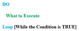 Syntax 2 for do while loop