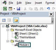 Vba Code - Visual basic editor