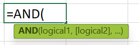 Advanced Excel Formulas - AND Formula Syntax
