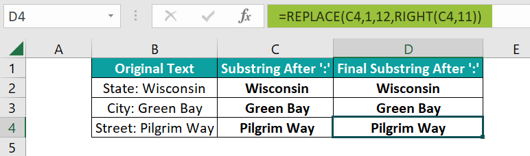 Example 2 - Using REPLACE Function - Step 2