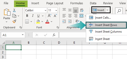 Add Rows in Excel - Insert Sheet Rows