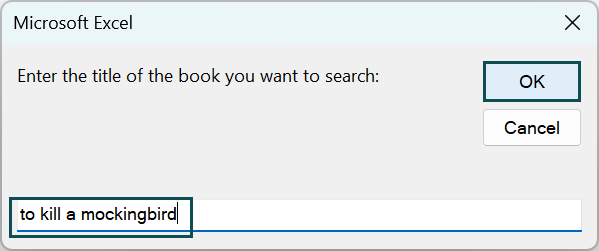 Excel VBA String Array - Example 3 - Step 10a