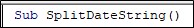 VBA Split String into Array Example 3