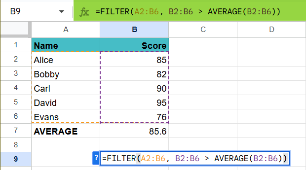 Example 3 - Use nested functions inside the Filter function - Step 1
