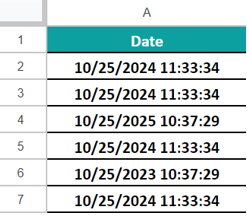 NOW Function In GS Example 4