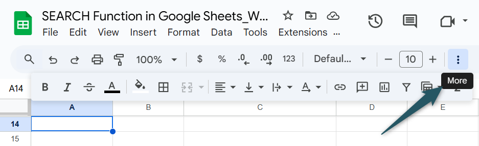 SEARCH Function Example 4 - FAQ 3