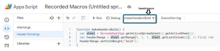 Using Apps Script 1-2